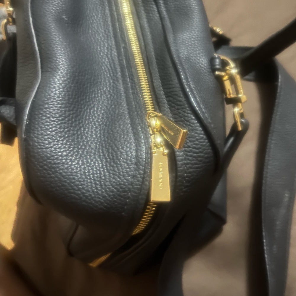 MICHAEL Michael Kors Black Crossbody Bag with Gold Hardware